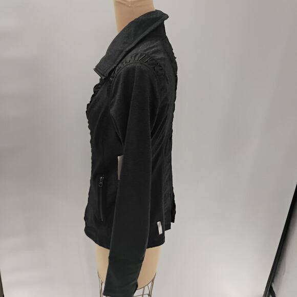 New with tags Zella Womens Black Active Jacket Size Medium M Mixed Media - Picture 5 of 16
